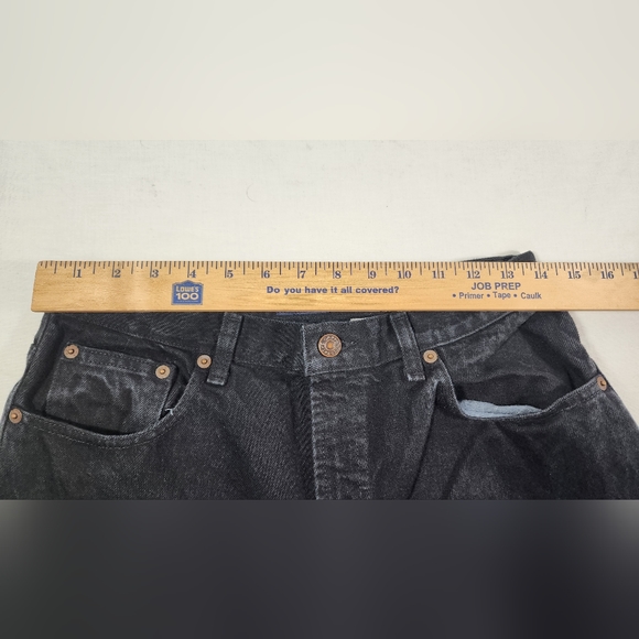 VINTAGE GAP DENIM CLASSIC FIT WOMEN'S JEANS, SIZE 12 ANKLE, BLACK - Picture 8 of 14